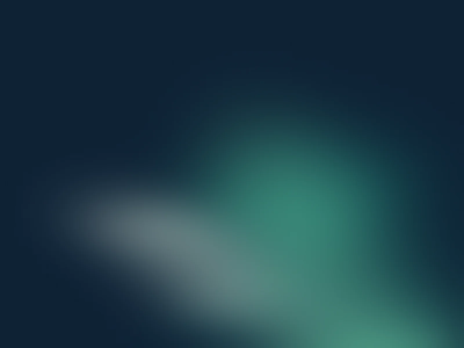 Teal aurora gradient