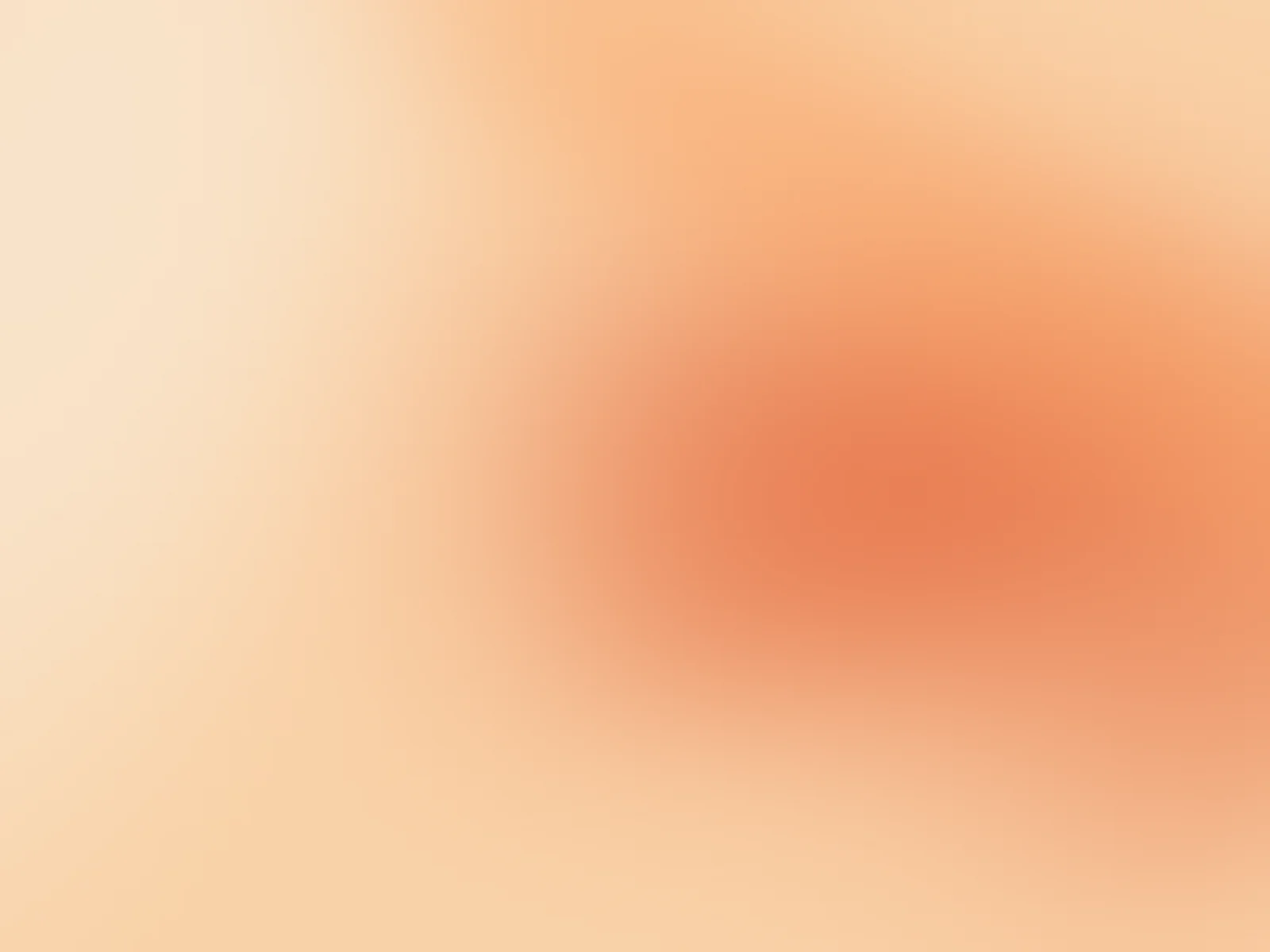 Warm peach and amber gradient